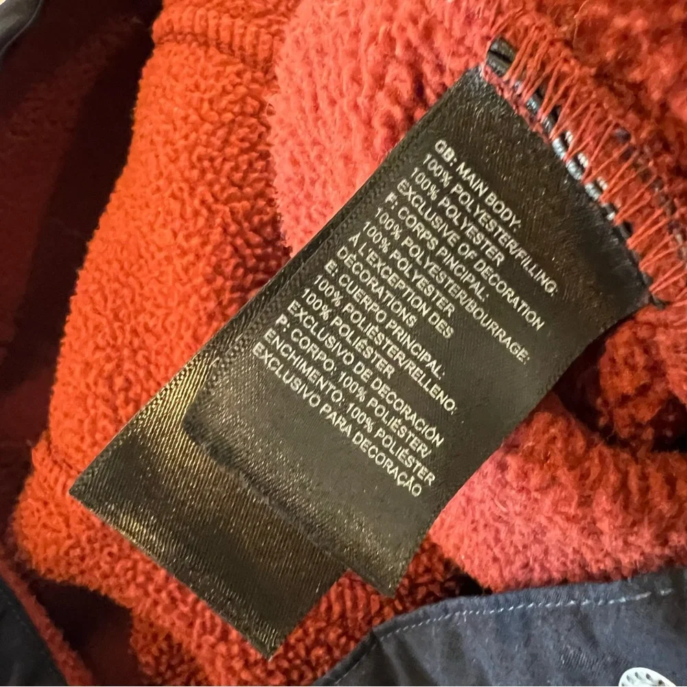 The North Face Men’s Carbondale 1/4 Snap Sherpa Hoodie brandy brown Jacket